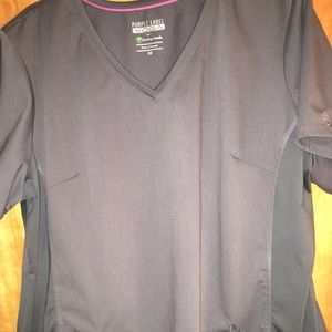 Healing Hands Purple Label Yoga Scrub Top